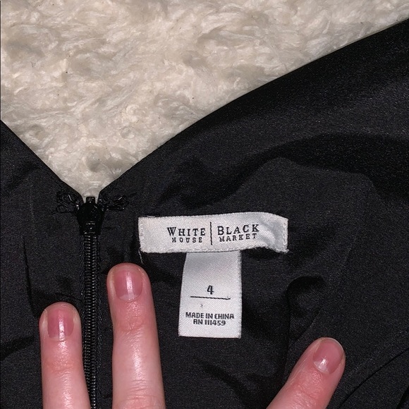 WHBM black dress size 4 - Picture 6 of 6